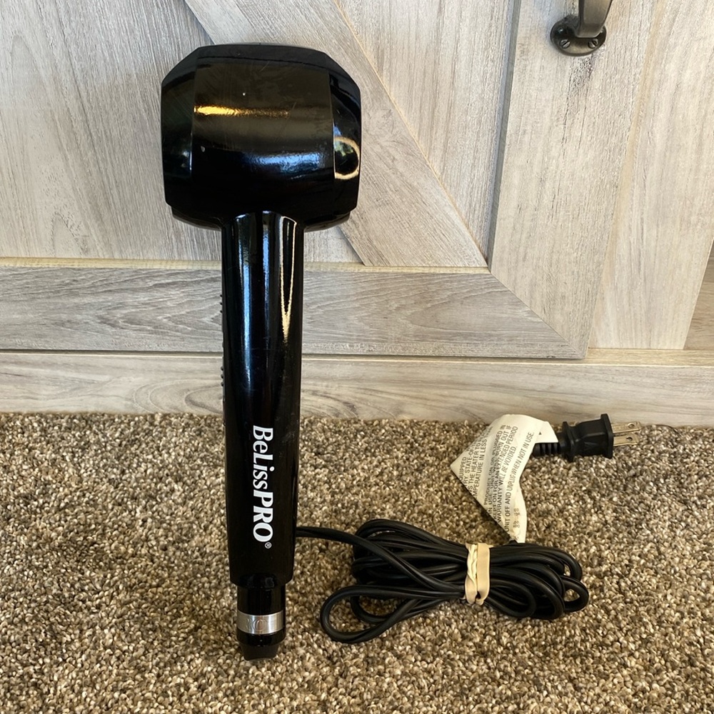 BeLiss Pro Curl Genius Professional Black Spiral Curling Iron Model:BELCG1